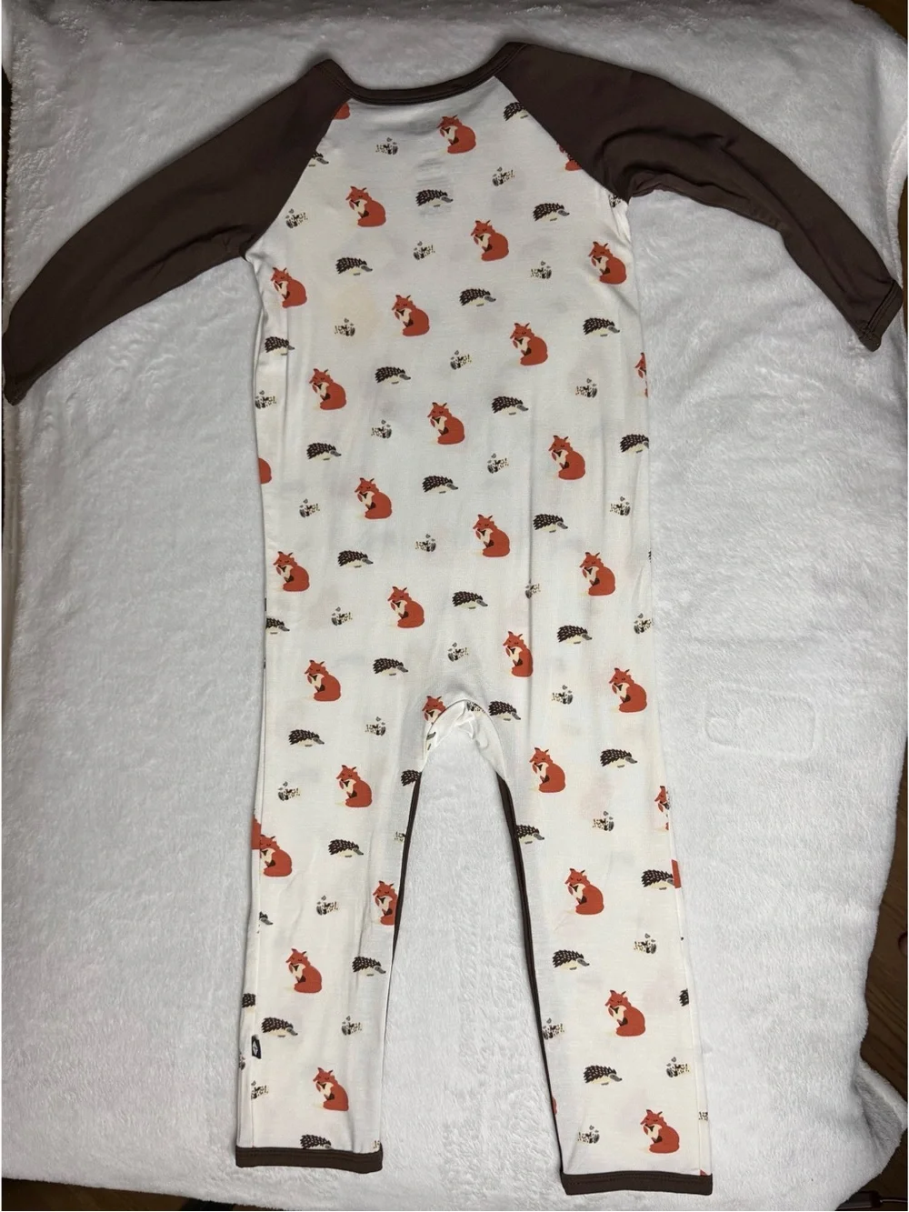 ✨NWT ✨ Kyte Baby Sienna Woodland Fox Print Long-Sleeve Longall - 3T